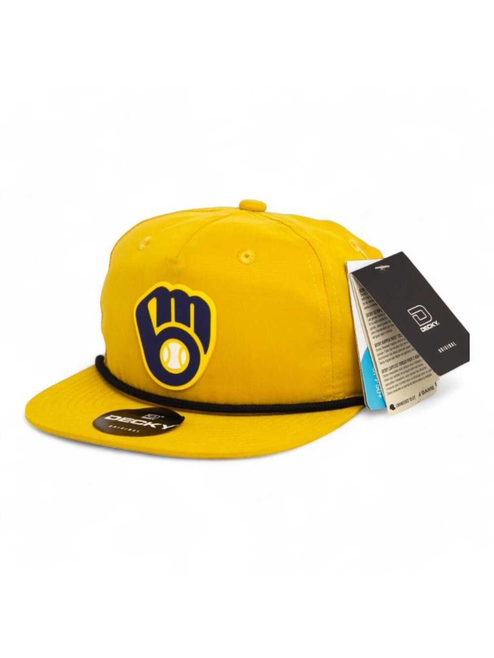 Milwaukee Brewers 3D Classic Rope Hat- Biscuit/ Black